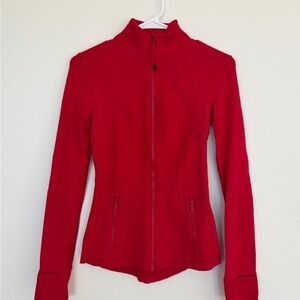lululemon athletica red Zip-Up Jacket
